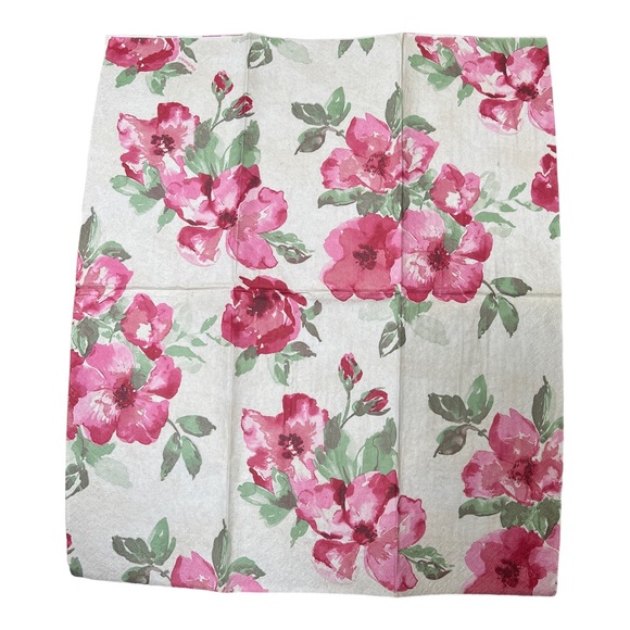 Lot 8 New Paper Napkin Assortment Floral Paris Decoupage Large 16x13 & 95x9.5 - Picture 2 of 16